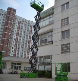 13.8 Meters Electric Elevated Self Propelled Scissor Lift with Extension Platform 320kg