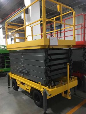 4-20m Mobile Manual Pushing Platform Lift Table