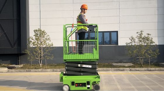 MX390S 3.9M PLATOFRM HEIGHT MINI SELF PROPELLED SCISSOR LIFT WITH 240KG LOAD CAPACITY