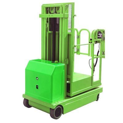 4.5m Battery Powered Full Electric Order Picker Lift Truck Self Propelled
