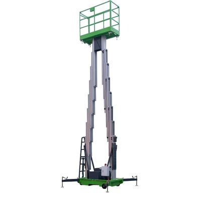 Double Mast Mobile Vertical Lift Platform For 9m Platform Height