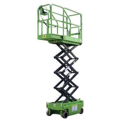 MINI Self Propelled Scissor Lift Hydraulic Turning Wheel Aerial Work Platform