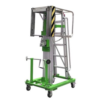 Manual Elevating Lift Manual Winch Elevating Work Platform