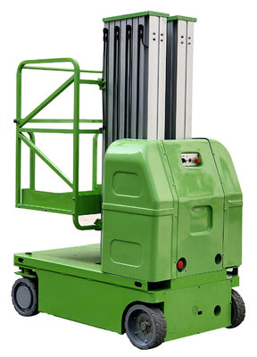 7.5m High 200Kg Capacity Hydraulic Lift Platform Self Propelled Vertical Lift Double Mast