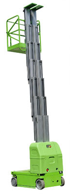 7.5m High 200Kg Capacity Hydraulic Lift Platform Self Propelled Vertical Lift Double Mast