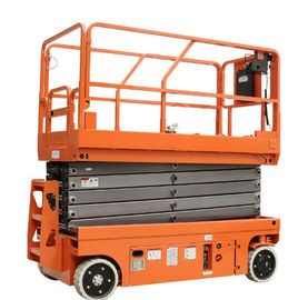 Electric hydraulic lift platform with extension table 10m self propelled scissor lift 320kg