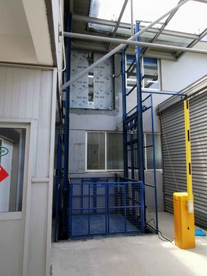 4M Vertical Travel 1000Kg Load Guide Rail Elevator Lifting Platform with Transport Systems for Cargo Lifting