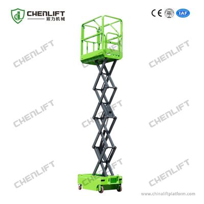 3 Meters Mini Hydraulic Mobile Scissor Lift with 240Kg Loading Capacity for Construction