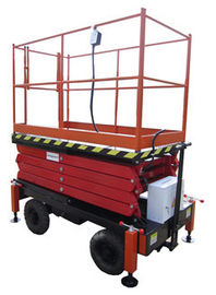 6 Meters Mobile Scissor Lift Hydraulic Lifting Equipment with Extension Platform 450Kg Loading Capacity