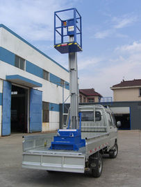 10M Platform Height 130KG Loading Capacity Aerial Work Platform with Single Mast