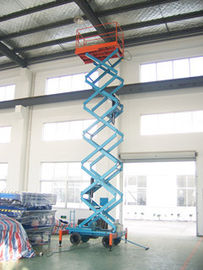 500Kg Loading Capacity Hydraulic Mobile Scissor Lift with Extension length 1000mm,6 Meters Height