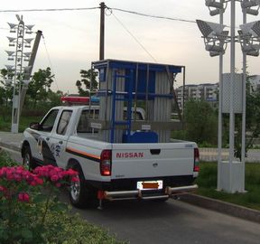 9m 200Kg Aluminum Dual Mast Aerial Work Platform , Truck - Mounted Type