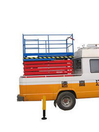 9 Meters Platform Height Truck Mounted Scissor Lift with 500kg Load Capacity