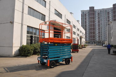 Electric Motorized Scissor Lift with 11m Platform Height for Shopping Mall