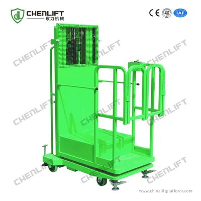 Aerial 0.2 t Load Semi Electric Order Picker With Lifting Height 4500mm