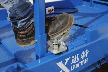 6m Height Mobile Scissor Lift with Motorized Device of Loading Capacity 300kg