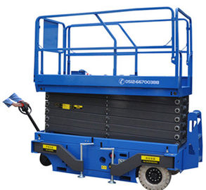 10m Mobile Scissor Lift, 300Kg Loading Capacity Most Popular Model