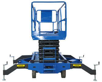 Hydraulic Mobile Scissor Lift stable structure widely use 8m Hight 300Kg Loading