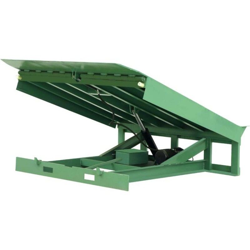 Loading Dock Ramp for Warehouse Loading and Unloading Cargos with Adjustable Height