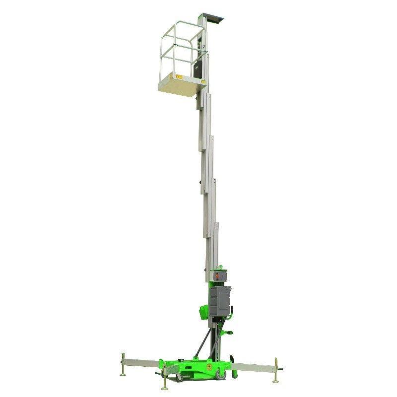 6m Lifting Height Mobile Aerial Work Platform Lift With Aluminum Profile