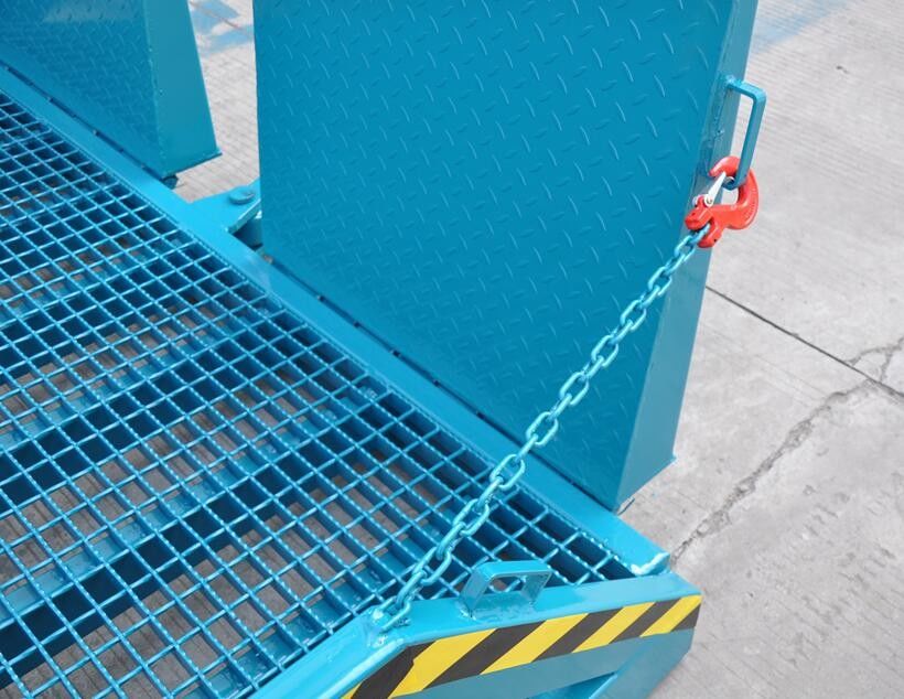 Electrical Pump Adjustable Mobile Dock Ramp 8000kg Capacity
