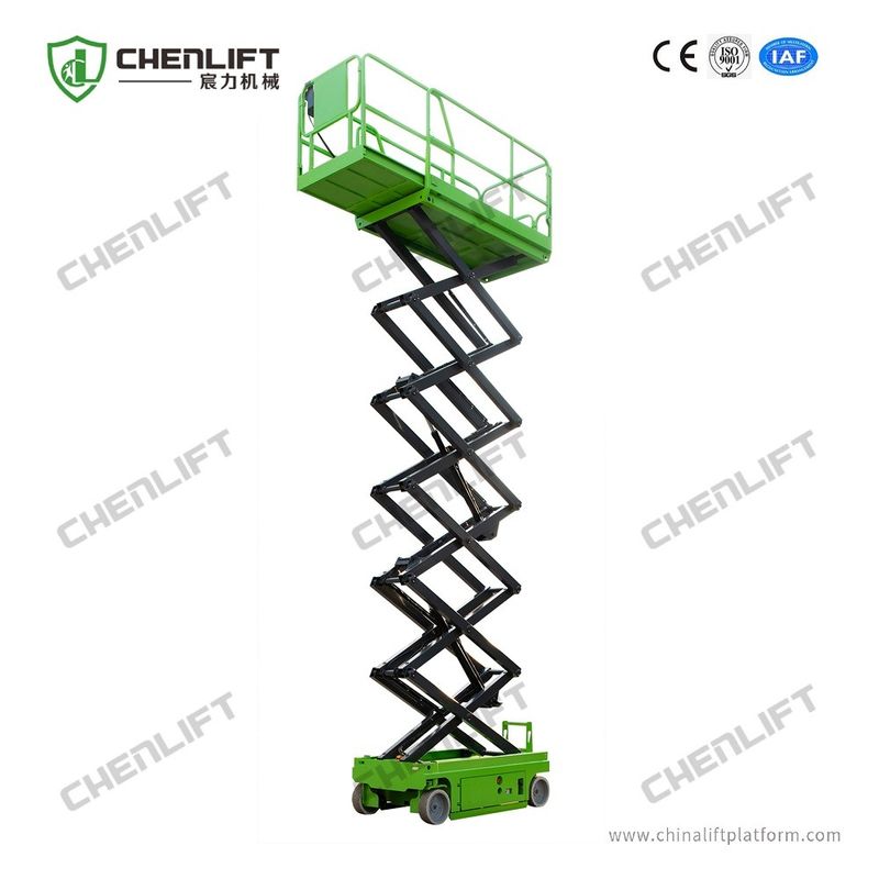 10m Hydraulic Lift Platform Electric Self Propelled Scissor Lift with Extension Platform 450Kg Loading