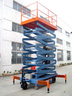 Electrical Hydraulic Mobile Scissor Lift for Work Shop , Theatre , Hospital